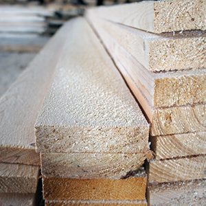 Доска обрезная (3-4 сорт) 25x100х4000-6000мм